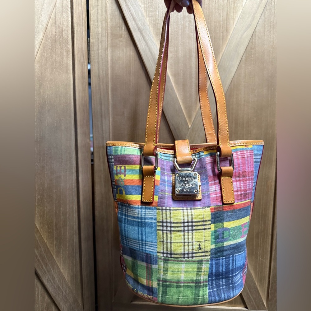 Dooney & Bourke Multicolor Patchwork Tote - image 3